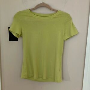 Tahari yellow green t shirt